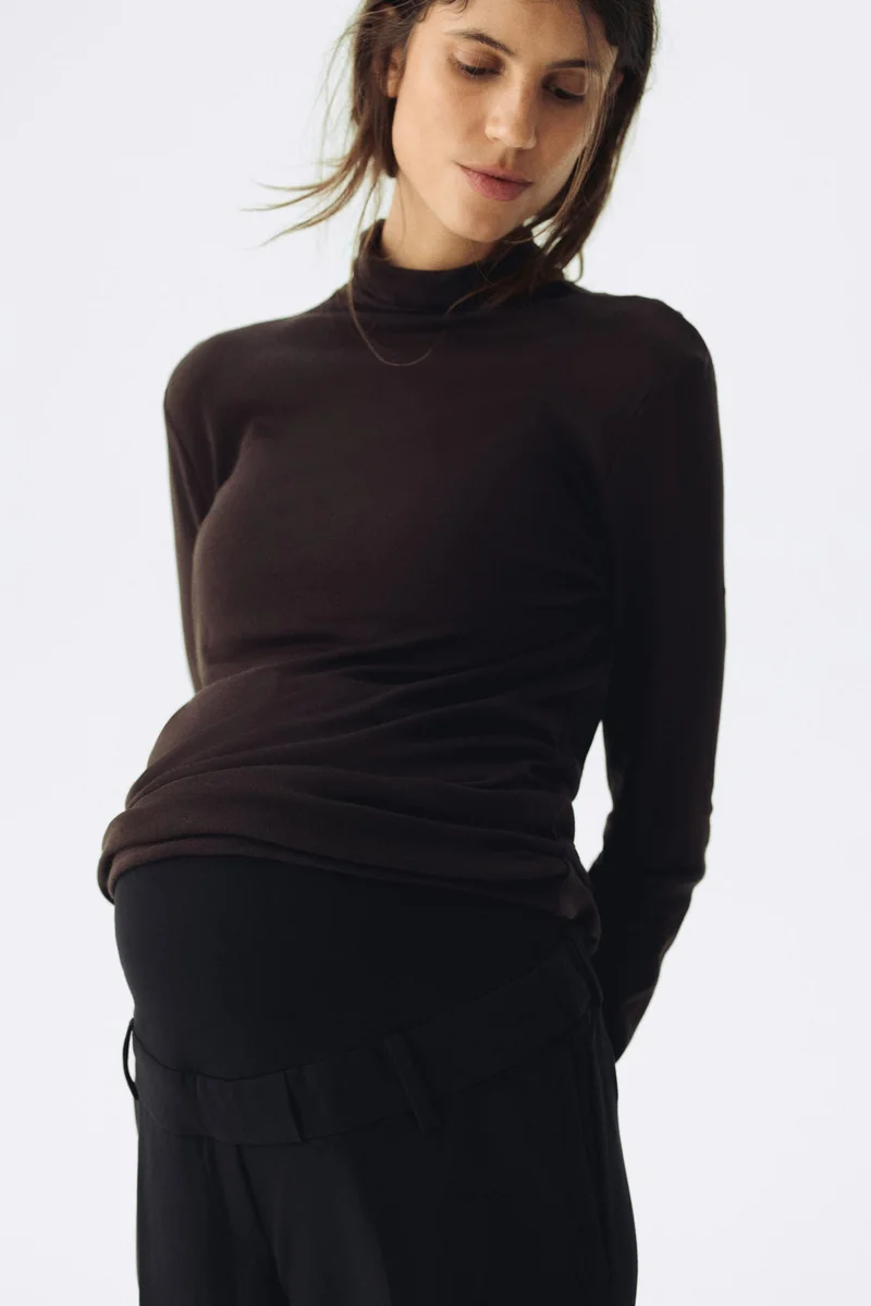 H&M MAMA Slit-hem trousers