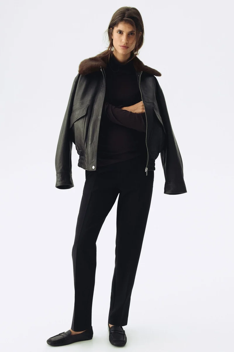 H&M MAMA Slit-hem trousers