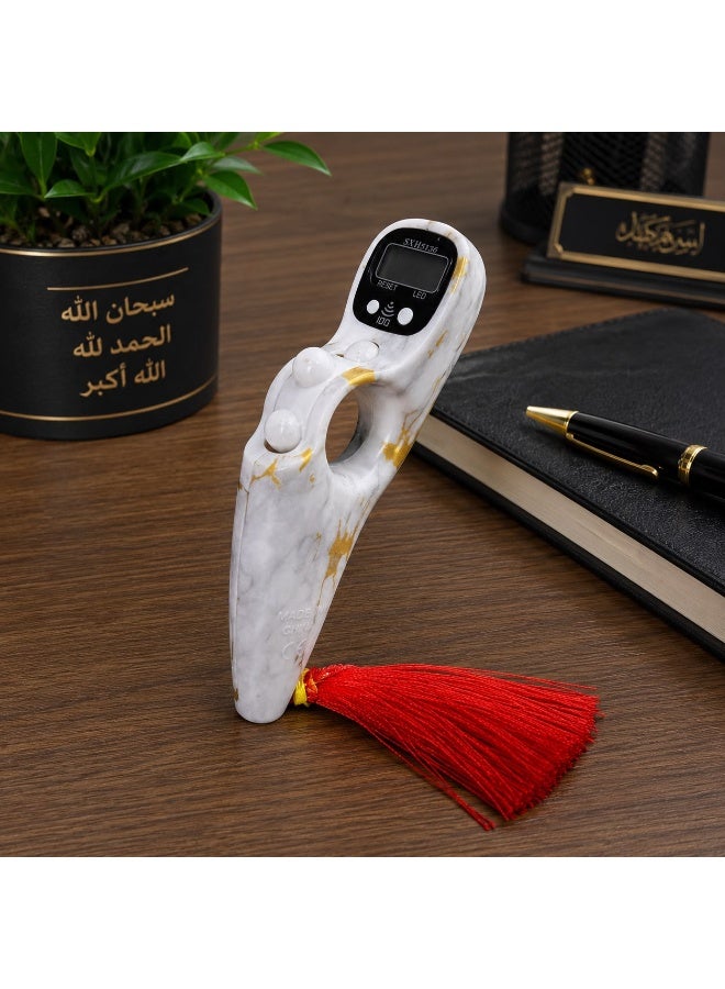 مجموعة سبح إلكترونية رقمية مكوّنة من 3 قطع بألوان متنوعة، تُثبت على الإصبع وتتميز بشاشة LED لعرض العدّ بدقة. مزودة بتنبيه عند الوصول إلى 100 تسبيحة، مع زر لإعادة التصفير بسهولة، وتصميم خفيف ومريح للاستخدام اليومي. - Image 2