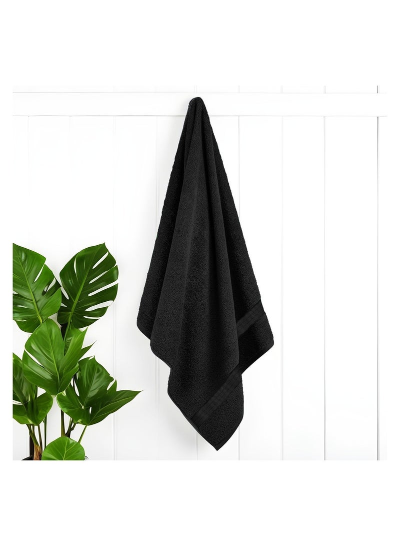 Bliss Casa Bath Towel Set 80x180 cm (4 Pack) - 650 GSM 100% Cotton Quick Drying Highly Absorbent Thick Bathroom Towels - Soft Hotel Quality for Bath and Spa - Image 3