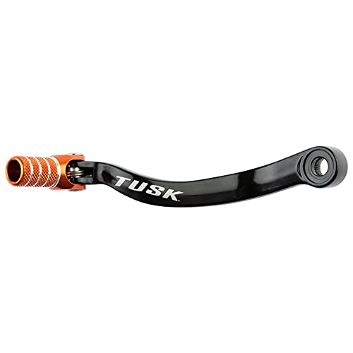 TUSK Folding Shift Lever BlackOrange Tip Compatible with KTM 350 XCF 20162026250 SXF 20122026350 EXCF 20122026250 XCF 20162026 - Image 1