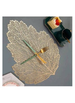 Generic Leaf leather coaster (2 pieces) 
