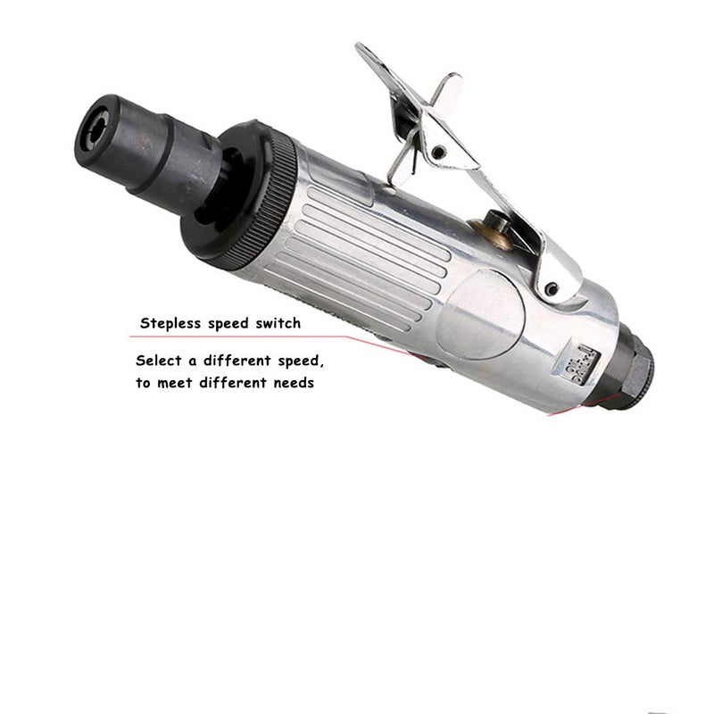 1/4" Air Die Grinder, 25,000 RPM Free Speed,1/4"(6MM) and 1/8"(3MM) collet,Mini and Compact Size,Polishing Tool - Image 4