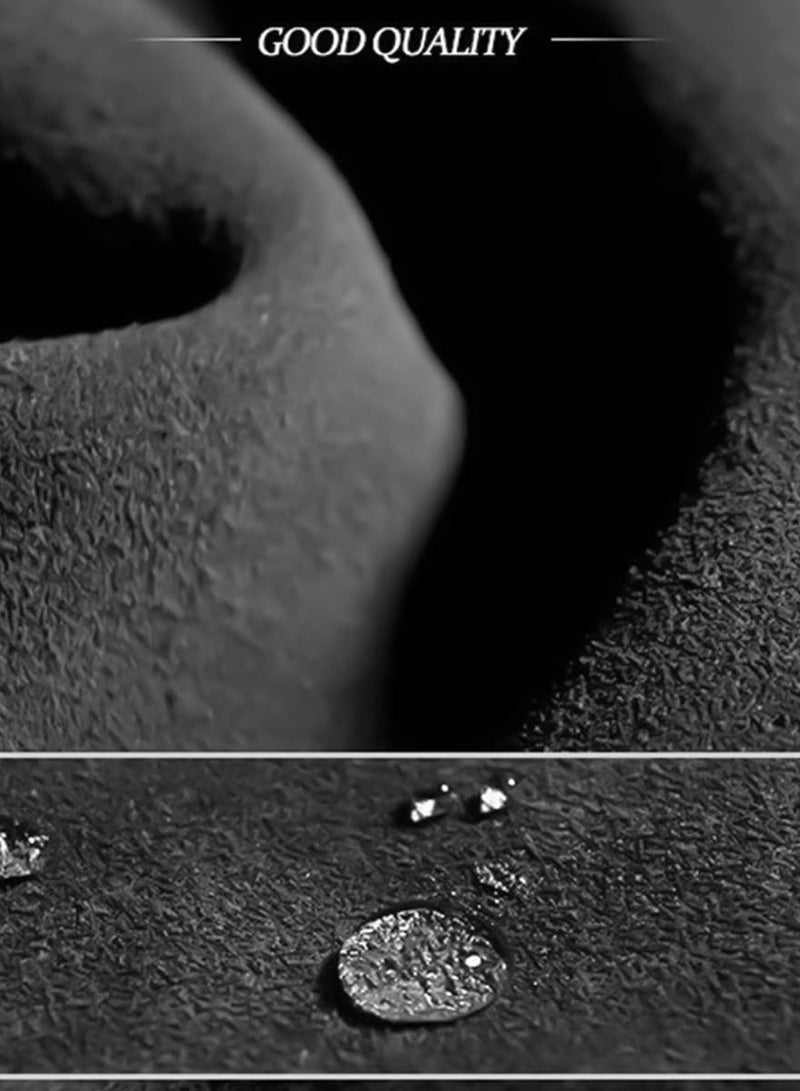 SYOSI طقم تغليف وحدة التحكم المركزية لسيارة تسلا موديل 3 / موديل Y 2021 غطاء داخلي مطفي أسود لطقم تزيين وحدة التحكم لملحقات تسلا 2021 - Image 3