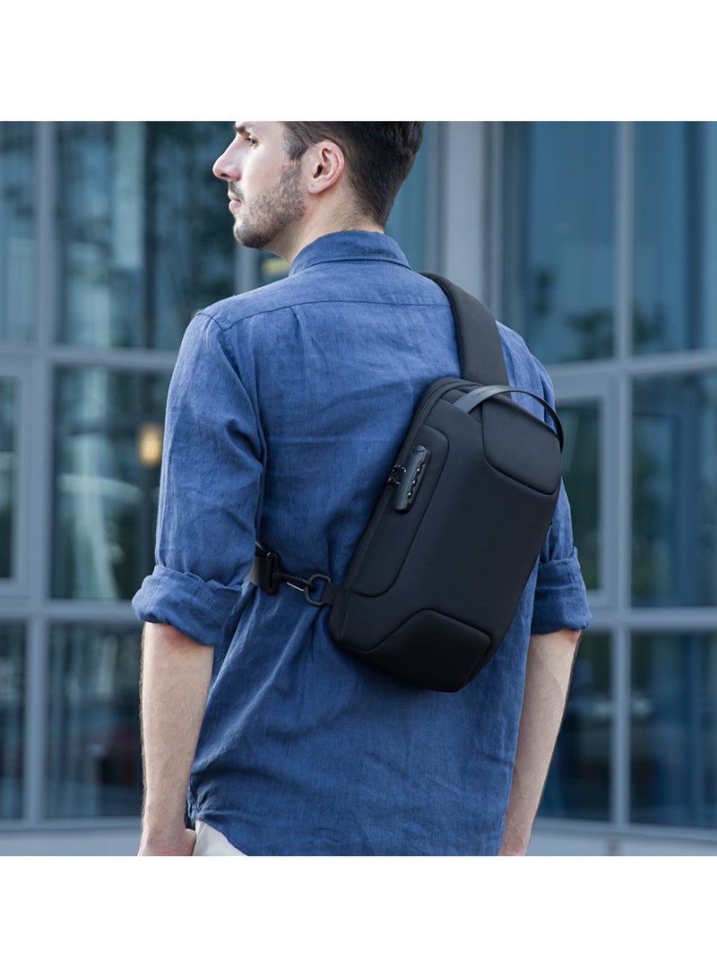 مارك رايدن حقيبة كروس بودي مارك رايدن  مقاومة للماء ضد السرقة تناسب آيباد . بوصة - Image 2