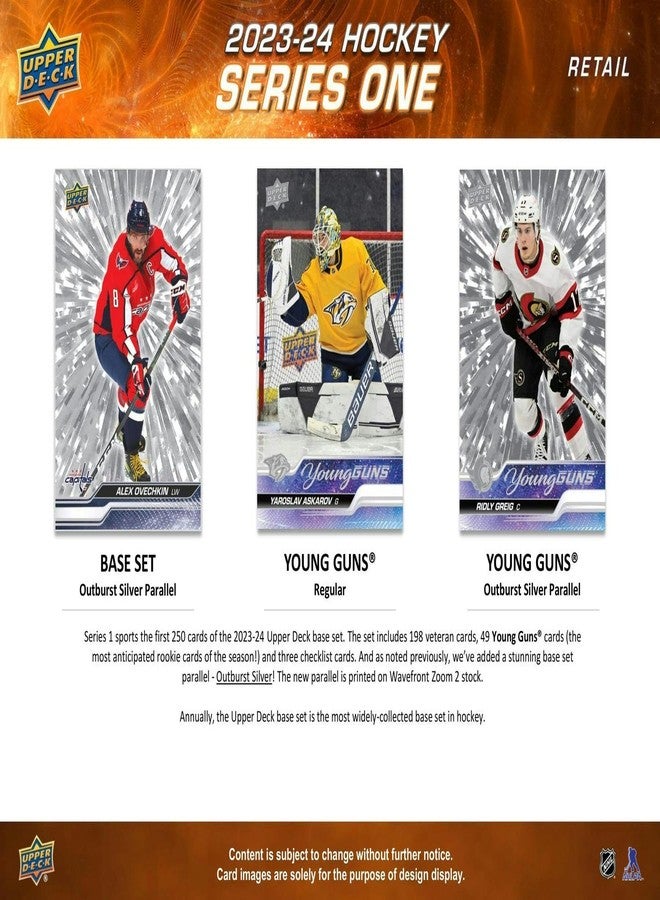 Upper Deck 2023-24 Series 1 Hockey Card Collector's Tin - Image 3
