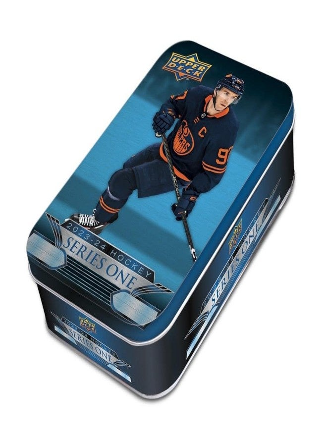 Upper Deck 2023-24 Series 1 Hockey Card Collector's Tin - Image 1