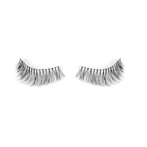 Uroparis 52 Eyelashes for Women — Pack of 5 Tapered Handmade Eye Lashes | Lightweight False Lashes with Premium Virgin Hair | Invisible Band | For Glam Look & Enhance Beauty (Black) - 5 Pair - Image 3