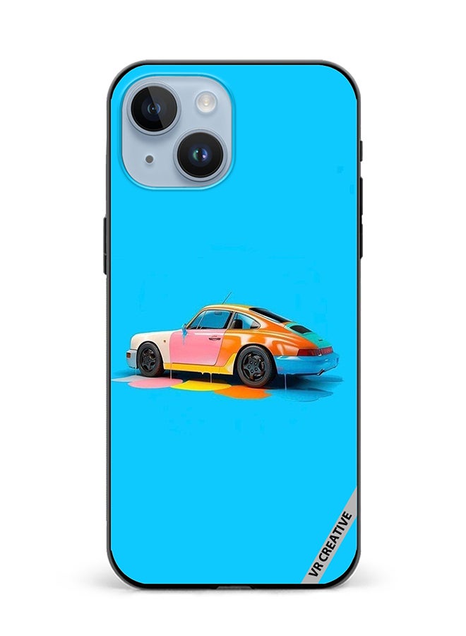 VR CREATIVE Protective Case Cover For Apple iPhone 15 Car Design Multicolour - Image 1