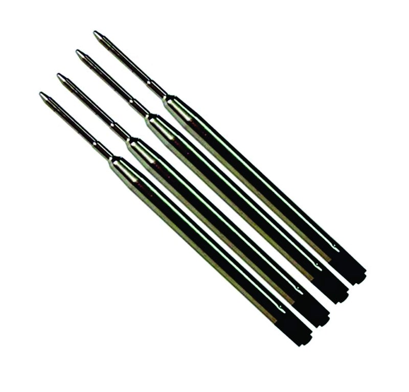 IMPRINT Ball Pen Refills | 1 MM(Bold Point) Point | Metal Body | Standard Size | Pack of 4 | Black Ink - Image 5