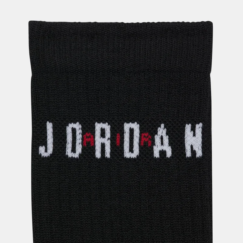 Jordan Black Men's Everyday Crew Socks (6 Pairs)  | Best Price UAE