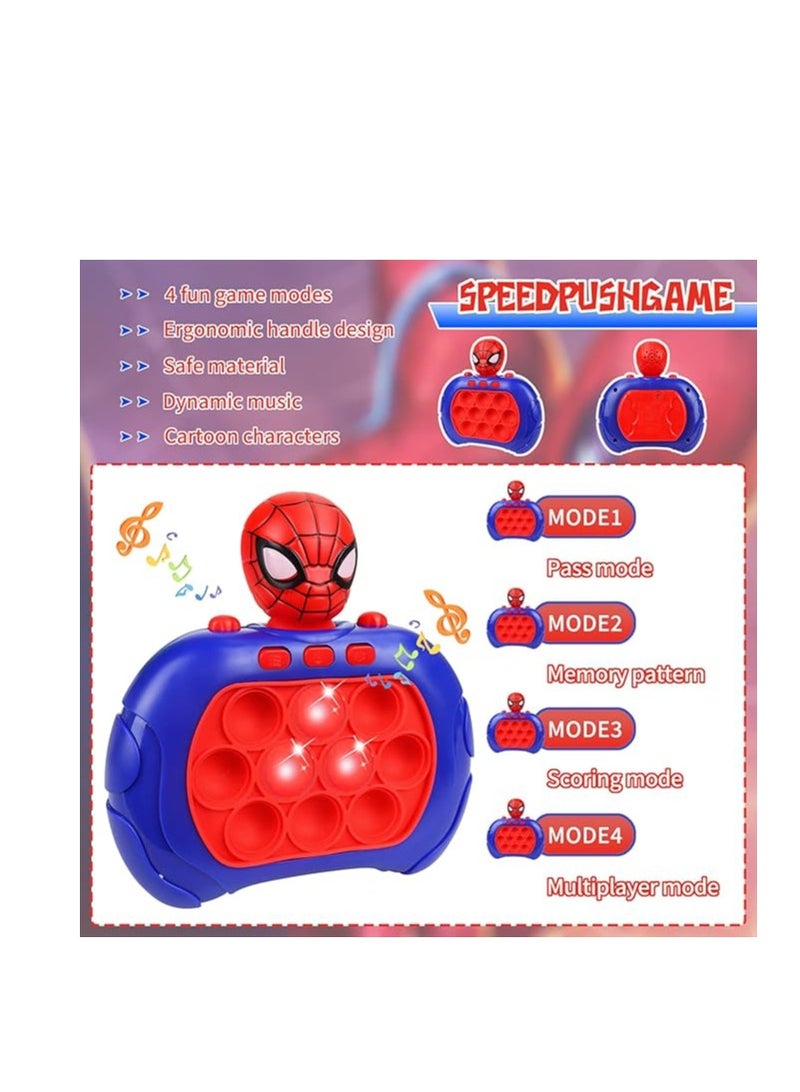 لعبة الدفع السريع فيدجيت بوب ات الإلكترونية المضيئة، لعبة فقاعات بوش بوب بتصميم جهاز تحكم، لعبة بوب ات للتطوير المبكر وتنمية المهارات للأطفال والكبار - Image 3