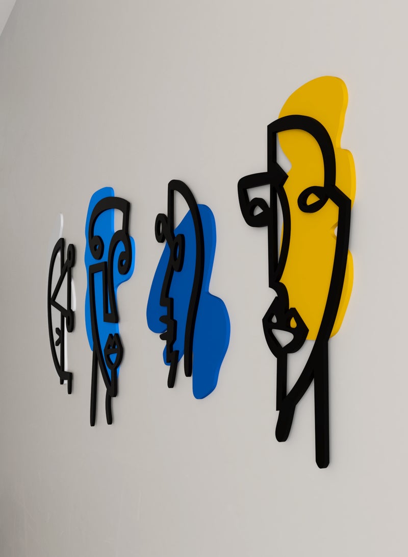 4gdran Surrealist art sculpture depicting abstract art of faces - Image 2