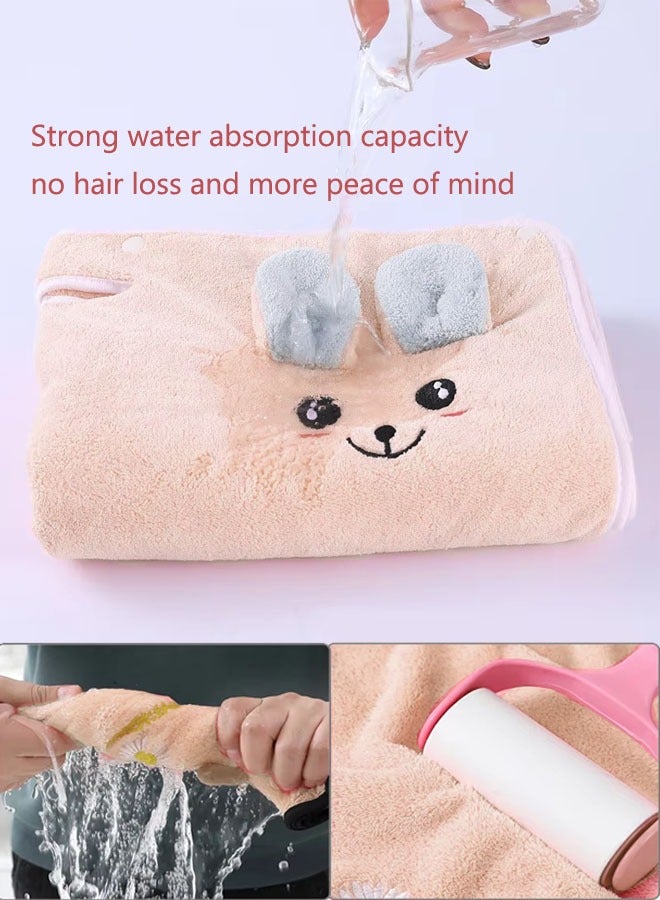 Kids Bath Towel for Kid, 1Pcs Cartoon Kids Towel, Super Soft Bathrobe, Boys Girls Swimming Beach Holiday Water Playing Pool Bath Coverups,Children's Bath Dress Girl Wearable Bath Towel Cartoon Baby Swimming Pool Bath - Image 5