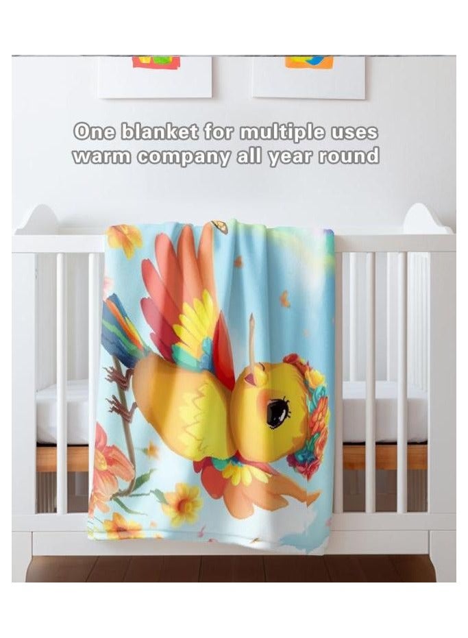 عام بطانية رقيقة من الفانيلا الكرتونية للأطفال أو الطلاب (دافئة ومريحة ومناسبة للنوم والألعاب) 100 سم * 150 سم - 374 - Image 4