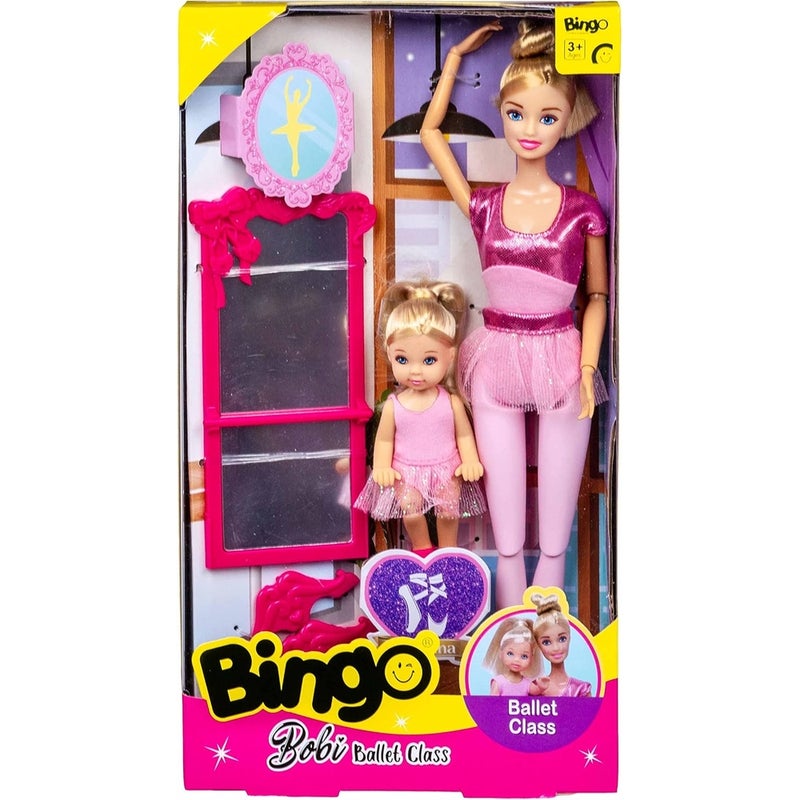 بينجو دمي بوبي ودروس الباليه مع الأكسسوارات - ‎HK-0303 - Image 1