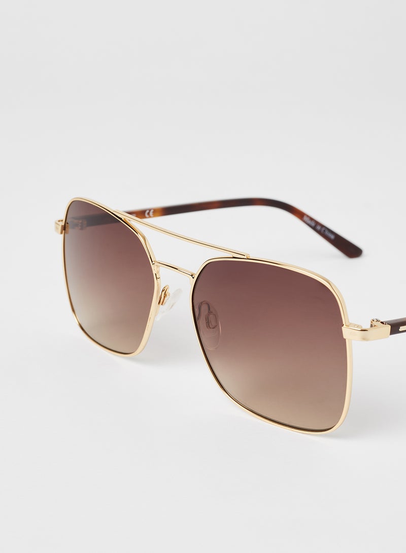 CALVIN KLEIN Women Full-Rim Metal Butterfly Sunglasses - Lens Size: 56 mm - Image 3