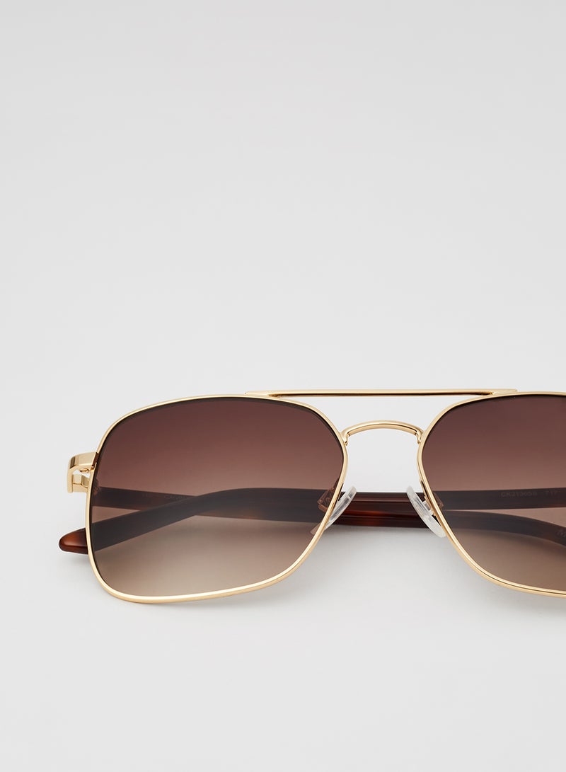 CALVIN KLEIN Women Full-Rim Metal Butterfly Sunglasses - Lens Size: 56 mm - Image 4