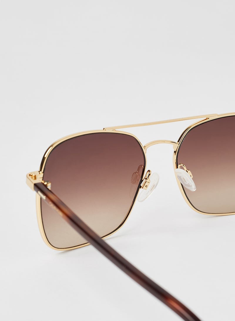 CALVIN KLEIN Women Full-Rim Metal Butterfly Sunglasses - Lens Size: 56 mm - Image 2