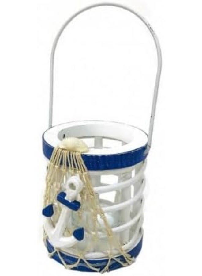 FAB D'COR Nautical Tealight Candle Holder, Sea Tealight Holder Center Glass (1 pcs) 4 Design - Image 1
