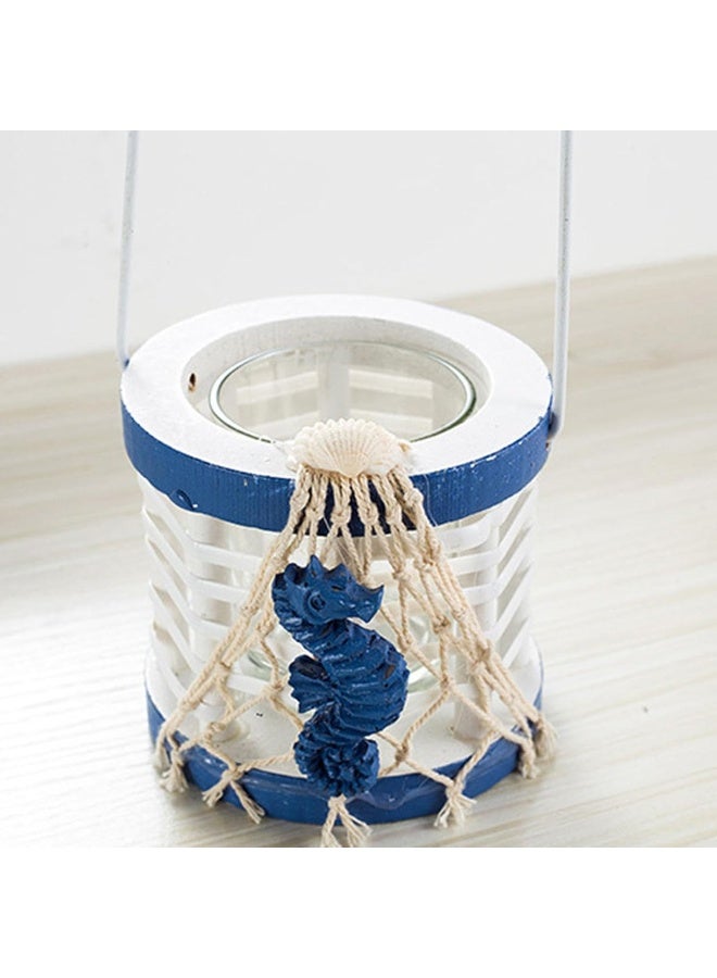 FAB D'COR Nautical Tealight Candle Holder, Sea Tealight Holder Center Glass (1 pcs) 4 Design - Image 3