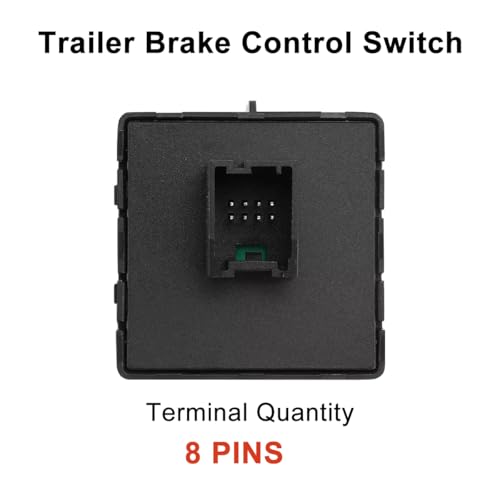Capshat Trailer Brake Control Switch Assembly Black Compatible with 2015-2021 Chevrolet Silverado Suburban GMC Canyon Sierra Canyon Replacement for 84108373 23145874 Brake Controller - Image 3