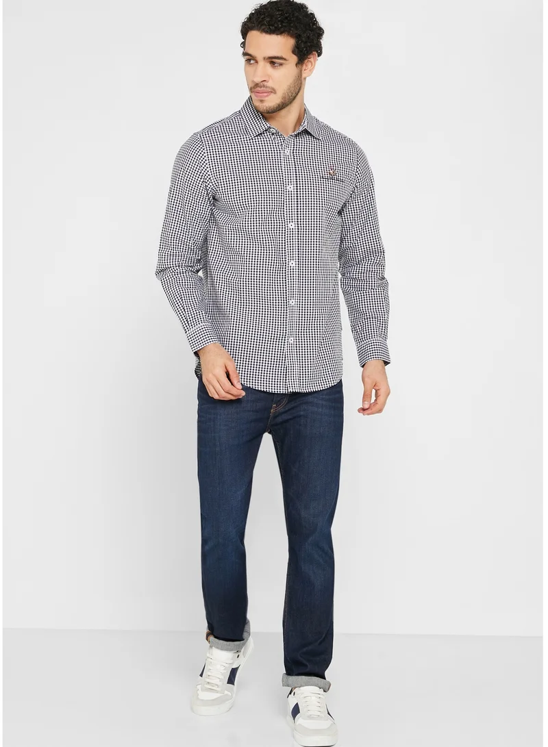 bhpoloclub Checked Regular Fit Shirt