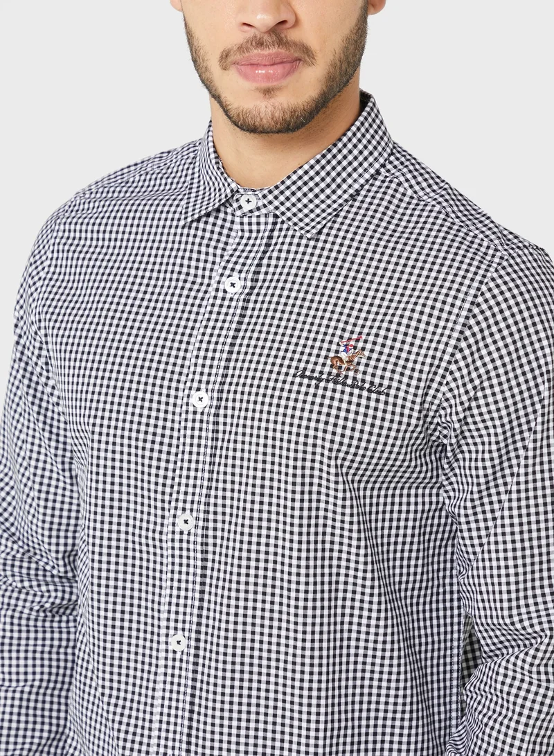bhpoloclub Checked Regular Fit Shirt
