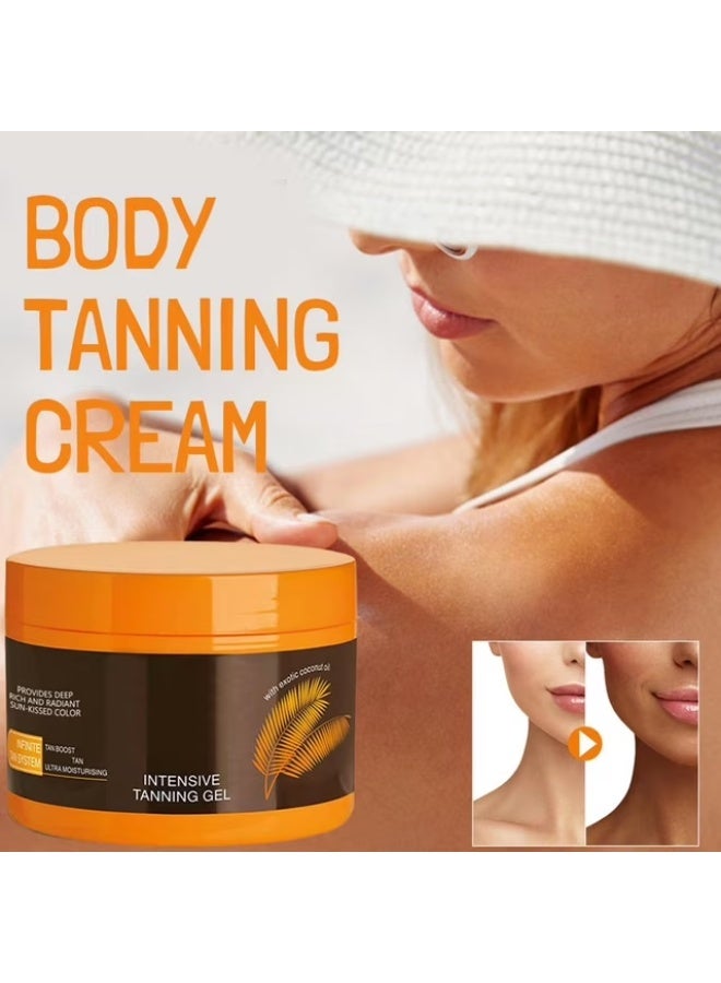Walpck 150ml Intensive Dark Gradual Tanning Lotion Cream For Sunbeds Outdoor150ml Intensive Dark Gradual Tanning Lotion Cream For Sunbeds Outdoor Tanning Sun Naturally Tinted Skin Perfector Tanning Sun Naturally Tinted Skin Perfector - Image 1