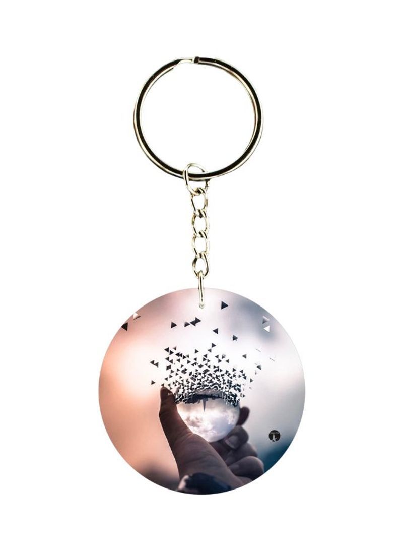 RKN Hand Printed Key Chain