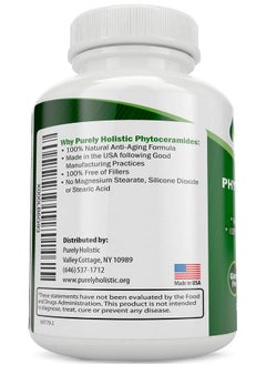 Purely Holistic Phytoceramides Skin Therapy Supplement 60 Capsules 100% Rice Based 100% Natural Vegetarian Vegan Capsules 100% Dv Of Vitamin Acd  E With No Fillers Or Artificial Ingredients  - Image 5