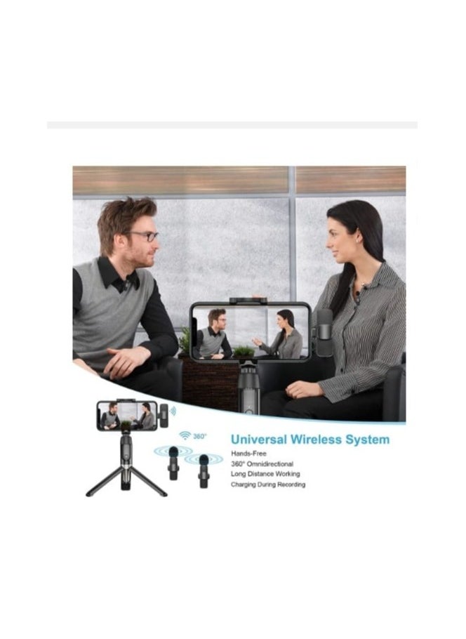 Generic Wireless Lavalier Microphone for Type-C Phone- Plug-Play Wireless Mic with 2 Microphone for USB-C Android Phone and iPhone Video Recording- Interview- Vlog- Auto Sync and Noise Reduction  - Image 4