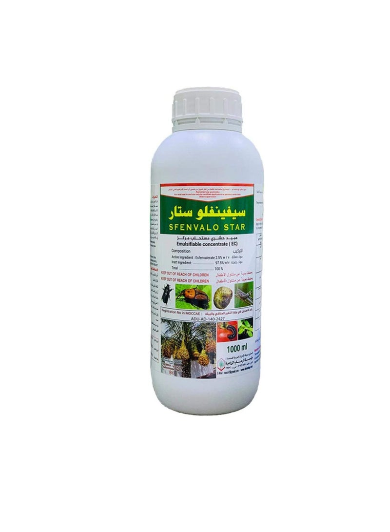 Crystal Sfenvalo Star® an MOCCAE Approved Insecticide for Plants | Made in Spain | No.1 Choice of Gardeners | 1L - Image 1