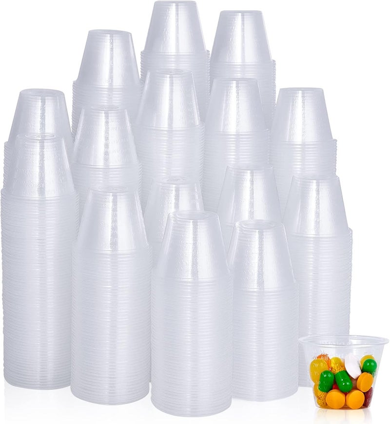 Lilymicky 1800 Pack Disposable Medicine Cups (1 oz), Medical Plastic Measuring Cups for Medical Purposes, or Mixing and Measuring Resin, Epoxy, DIY Arts & Crafts, Paint, Cooking - Image 1