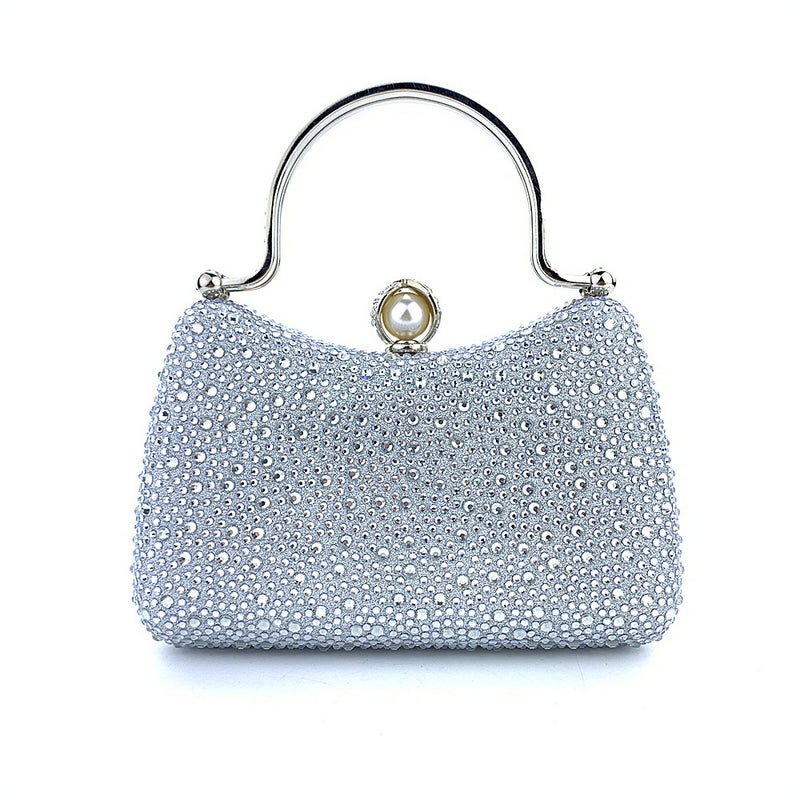 Hengmei Direct Sales Rhinestone Evening Bag Rhinestone Handbag All-Match Dress Diamond Bag Ins Wedding Evening Bag - Image 1