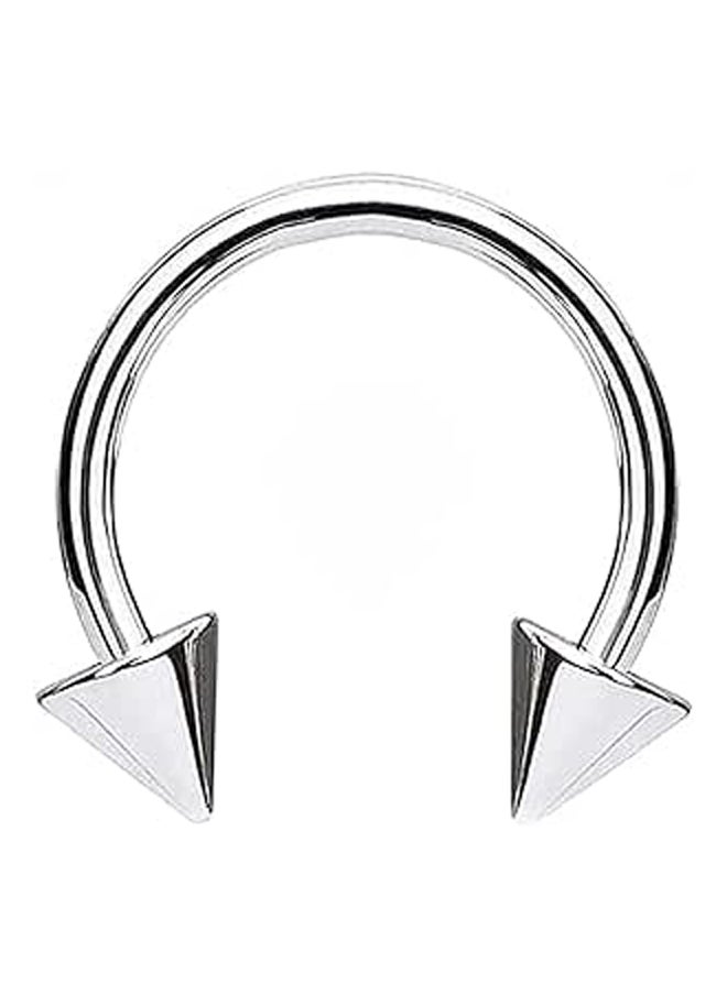 Generic Titanium Spiked Horseshoe Body Piercing Jewelry 