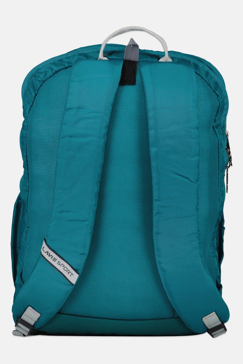 Lavie حقيبة ظهر للرجال بشعار العلامة التجارية، أخضر مائل إلى الأزرق - Image 2