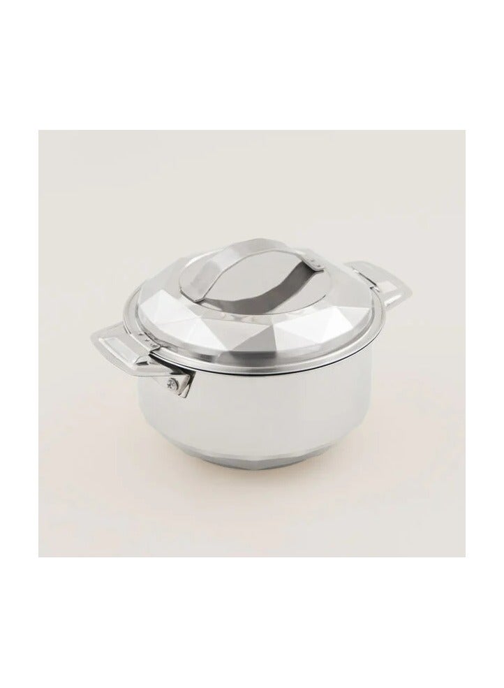 Maxima stainless steel hot pot 1.0L, silver