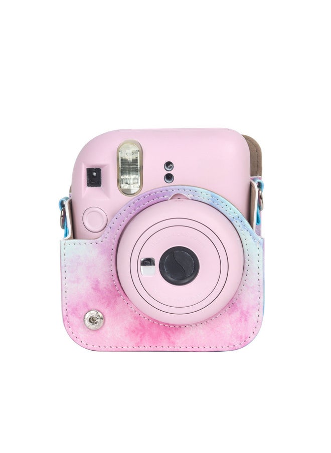 Generic Mini12 Instant Camera Protective Case Dreamy Cloud Blue Pink Shoulder Camera Bag Digital Computer/photography Waterproof Box/bag-Color:Blue Pastel  - Image 4