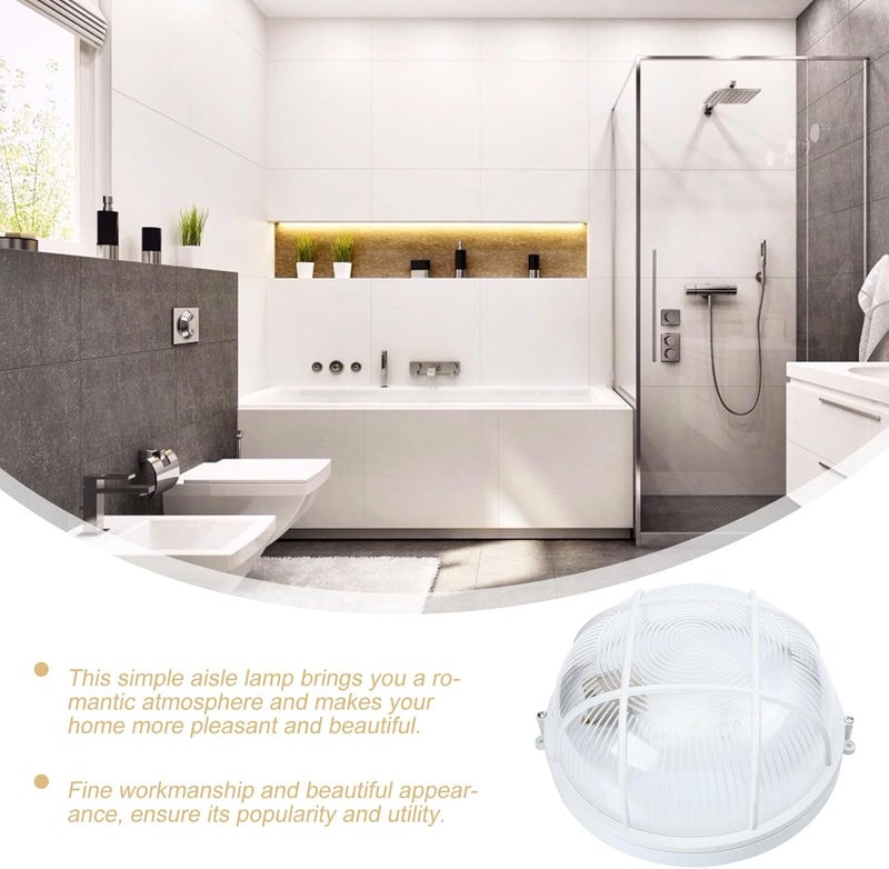 Multi-market matching options Alipis Waterproof Ceiling Light with Plastic Housing, Industrial Style Indoor Porch and Bathroom Work Lamp, Moisture-Resistant Scene Lighting Fixture for Hallway and Staircase Year round in stock Globally engineered build Care processed raw material Ready varied options Upgraded classic design Cost effective global grade quality Wide use selected material Priority based order prep Reliable local delivery service Globally popular elegant design Water rust proof Leakproof sealed Light & sturdy Climate adapted upgraded quality Multi-purpose fine material Smooth joint Individual group scene compatible Long use oriented quality All usage compatible User friendly optimized build Reinforced edge Diverse use resistant crafted quality Multi option design Room to room portable - Image 5