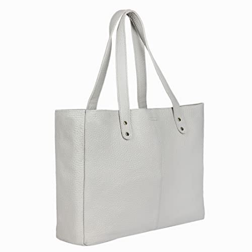 KomalC Leather Tote Bag for Women Purse Satchel Travel Bag shopping Carry Messenger Multipurpose Handbag - Image 4