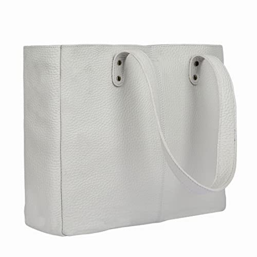 KomalC Leather Tote Bag for Women Purse Satchel Travel Bag shopping Carry Messenger Multipurpose Handbag - Image 3
