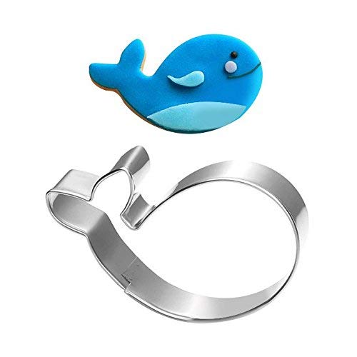 WOTOY Whale Biscuit Cookie Cutter - Stainless Steel - Image 1