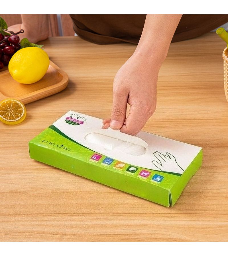 Disposable Gloves 100 Pieces Lightweight Hygiene Focused Professionals Bathroom Sanitation Living Space Cleaning Household Outdoor Cleaning Tasks Pet Care Hair Dyeing Car Home Cleaning Size S - Image 4