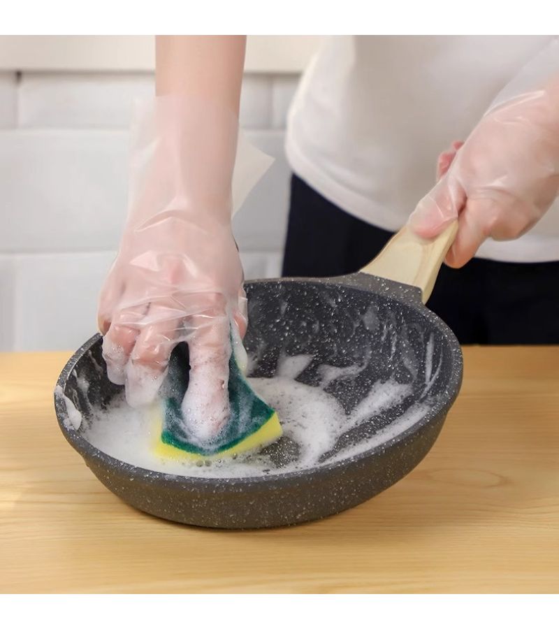 Disposable Gloves 100 Pieces Lightweight Hygiene Focused Professionals Bathroom Sanitation Living Space Cleaning Household Outdoor Cleaning Tasks Pet Care Hair Dyeing Car Home Cleaning Size S - Image 5