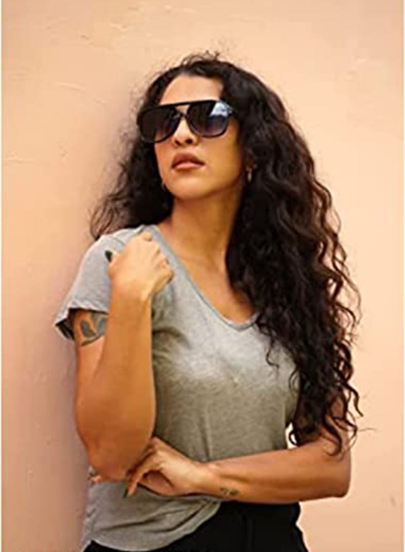 سيوسي نظارات شمسية كلاسيكية بإطار مربع كبير مستقطب للرجال والنساء لقيادة نظارات شمسية عصرية عتيقة من 70 ثانية - Image 4