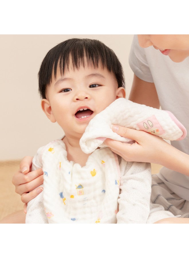 القطن الخالص 【q-touch Series】 مناديل شاش قطنية مغسولة للأطفال، منشفة وجه ناعمة وطرية لمنشفة استحمام الرضع - Image 5