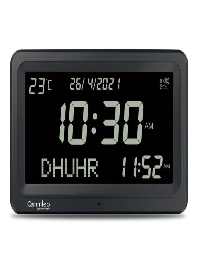 Qsnmieo Azan Clock for USA-Automatic Worldwide Digital 8 Azan Prayer Sounds Islamic Wall and Desk Clock - Image 2