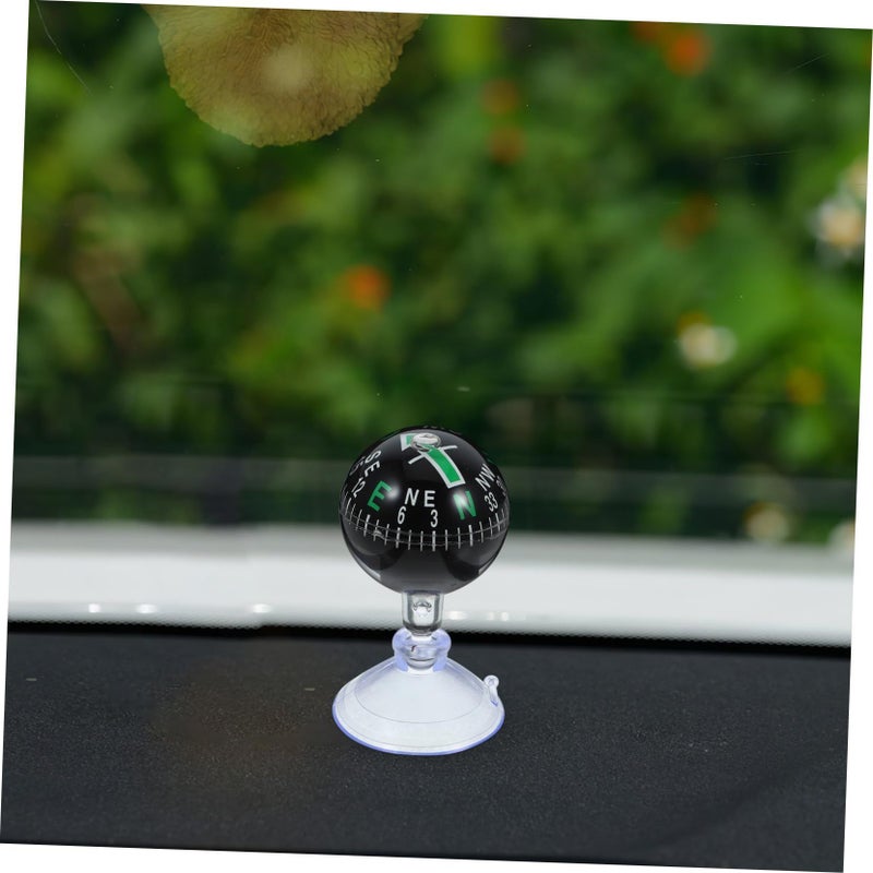 Portable Car Compass Ball Spherical Suction Mount Navigation Gauge For Vehicles - Image 4