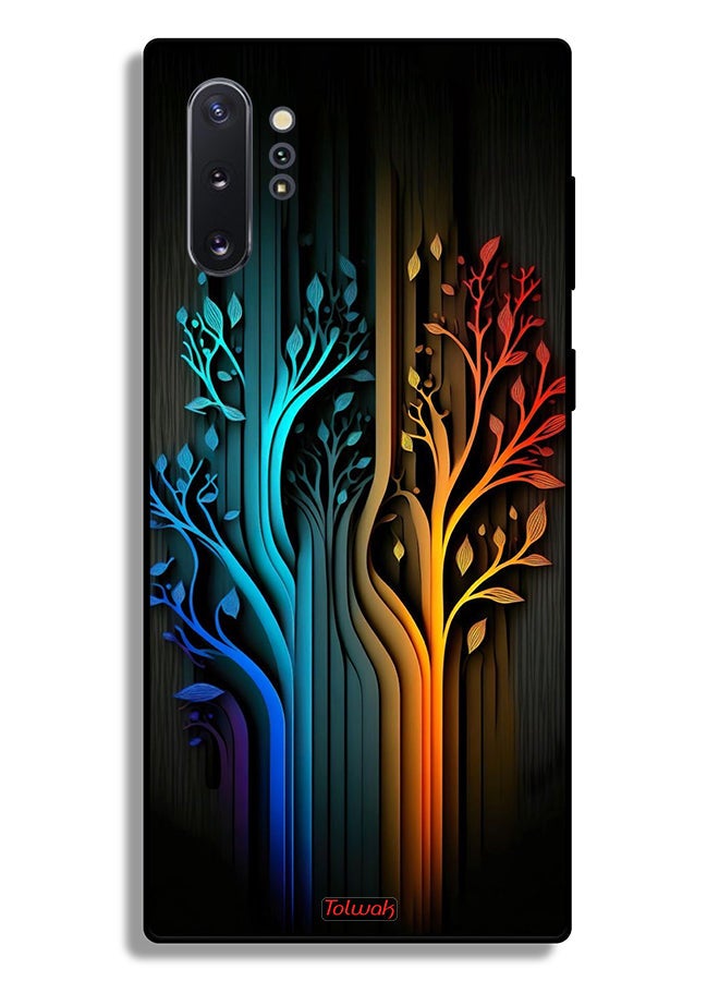 Tolwak Samsung Galaxy Note 10 Plus Protective Case Cover Tree Leaves Art - Image 2